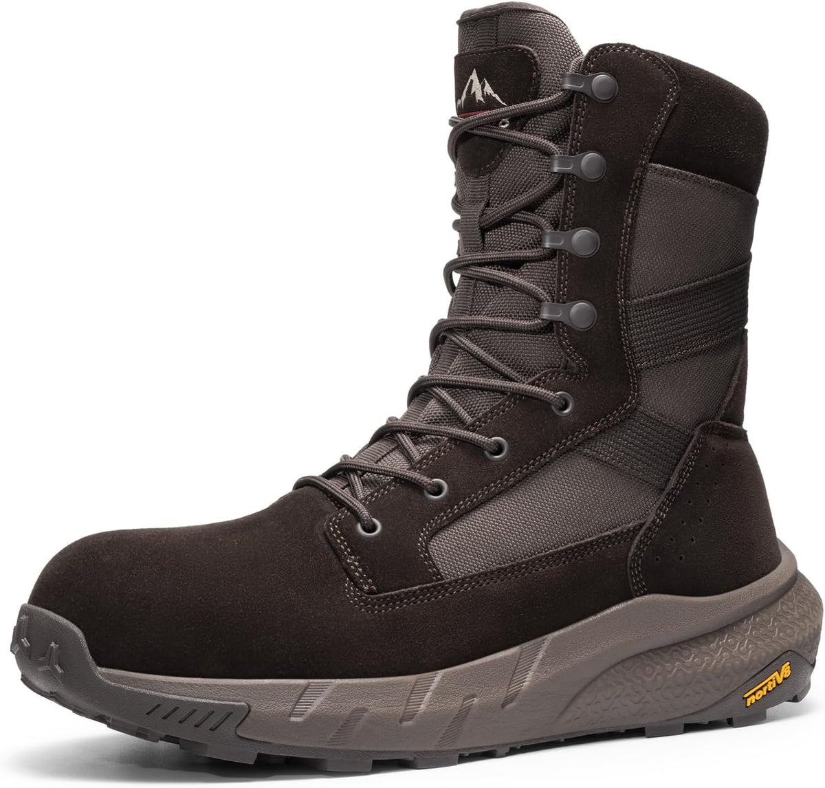 NORTIV 8 Men's Composite Toe Work Boots Side Zipper