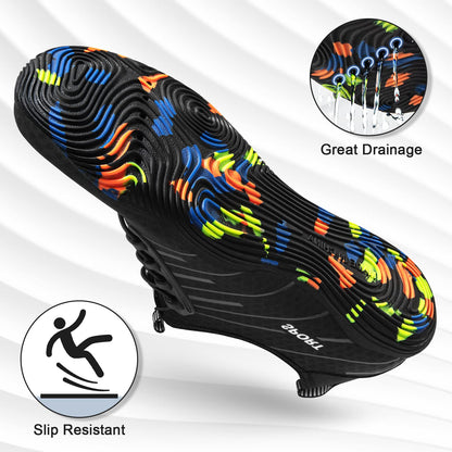 ATHMILE Water Shoes for Men Women River Shoes Adult Swim Beach Lake Pool Aqua Socks Barefoot Quick Dry for Hiking Surfing Kayaking Size