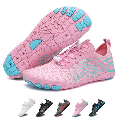 Hike Barefoot Shoes for Womens Men,Quick Dry Water Shoes,Beach Pool Aqua Swim Surf Hiking Walking Shoes,Non-Slip Athletic Footwear Wide Toe Water Shoes