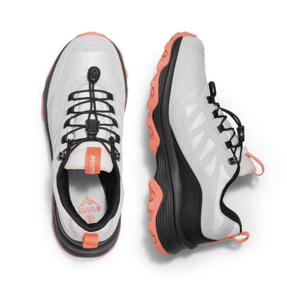 NORTIV 8 Women's Waterproof Hiking Shoes Quick Laces Outdoors Walking Trekking Camping Tennis Sneakers Canyon