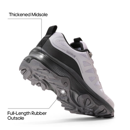 NORTIV 8 Women's Waterproof Hiking Shoes Quick Laces Outdoors Walking Trekking Camping Tennis Sneakers Canyon