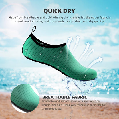 Water Shoes for Women Men Quick-Dry Aqua Socks Swim Beach Barefoot Yoga Exercise Wear Sport Accessories Pool Camping Must Haves Adult Youth Size
