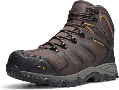 NORTIV 8 Waterproof Steel Toe Work Boots for Men
