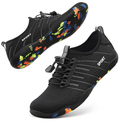 ATHMILE Water Shoes for Men Women River Shoes Adult Swim Beach Lake Pool Aqua Socks Barefoot Quick Dry for Hiking Surfing Kayaking Size