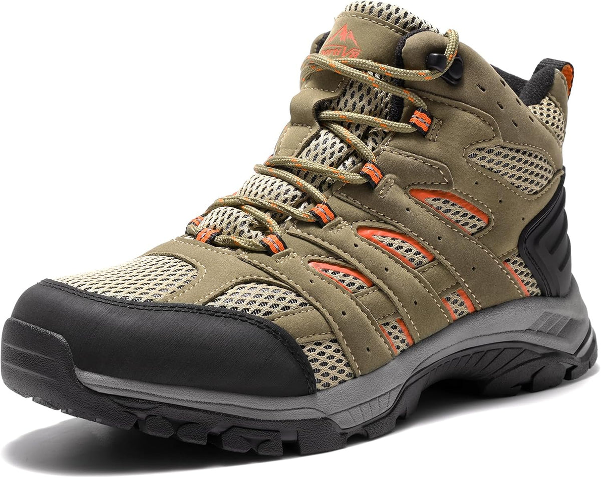 NORTIV 8 Women's Lightweight Ankle Hiking Boots Backpacking | Waterproof Hiking Walking Trekking Work Camping Comfortable Slip-Resistant Outdoor Boots