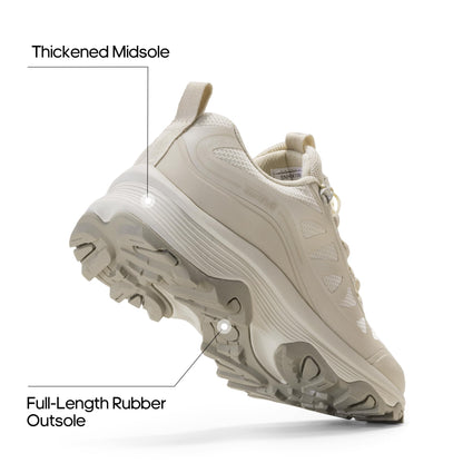 NORTIV 8 Women's Waterproof Hiking Shoes Quick Laces Outdoors Walking Trekking Camping Tennis Sneakers Canyon