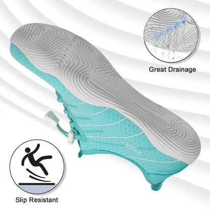 ATHMILE Water Shoes for Men Women River Shoes Adult Swim Beach Lake Pool Aqua Socks Barefoot Quick Dry for Hiking Surfing Kayaking Size