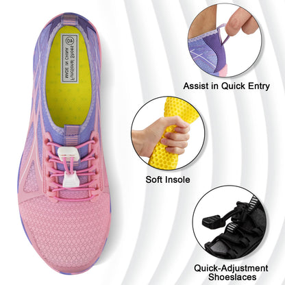 ATHMILE Water Shoes for Men Women River Shoes Adult Swim Beach Lake Pool Aqua Socks Barefoot Quick Dry for Hiking Surfing Kayaking Size