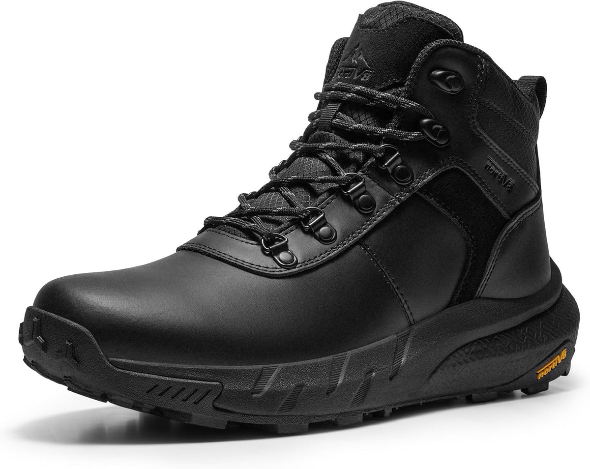 NORTIV 8 Men's Waterproof Leather Hiking Boots