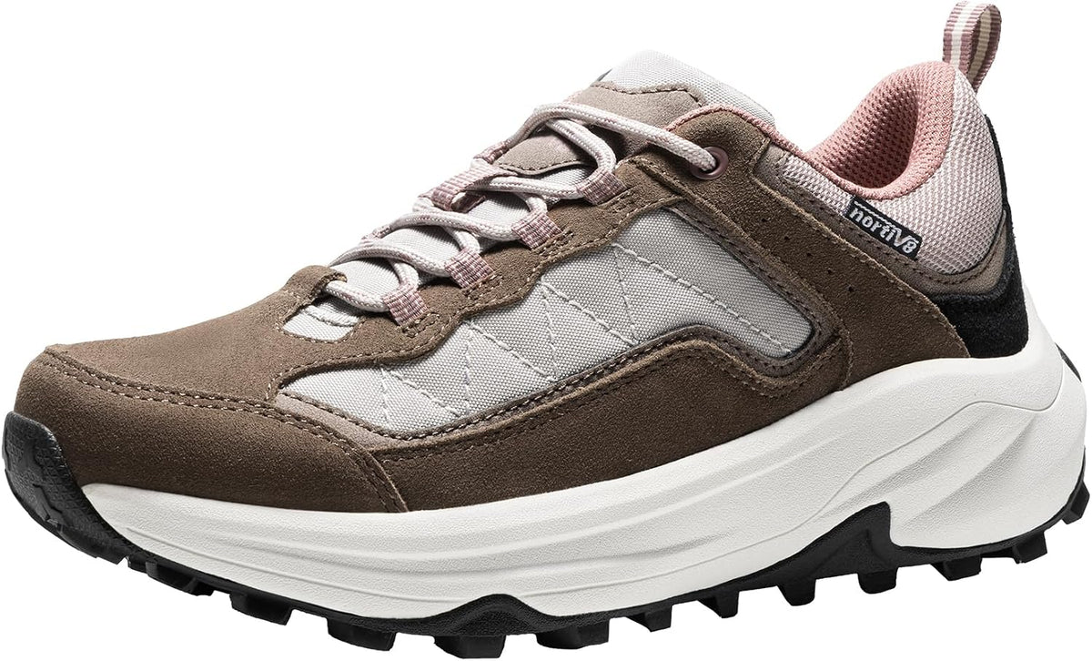 NORTIV 8 Women's Waterproof Leather Hiking Shoes