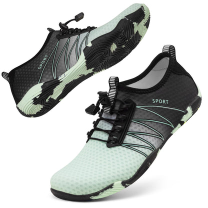 ATHMILE Water Shoes for Men Women River Shoes Adult Swim Beach Lake Pool Aqua Socks Barefoot Quick Dry for Hiking Surfing Kayaking Size