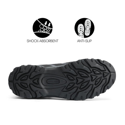 NORTIV 8 Men's Low Top Waterproof Hiking Shoes Trekking Trails Outdoor Work Shoes