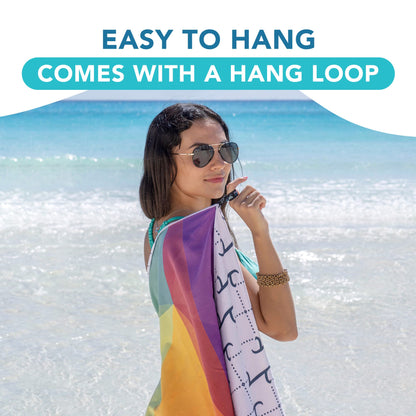 Youphoria Microfiber Travel Towel Fast Drying Lightweight - Quick Dry Towel for Camping, Beach, Backpacking, Hiking & Sport