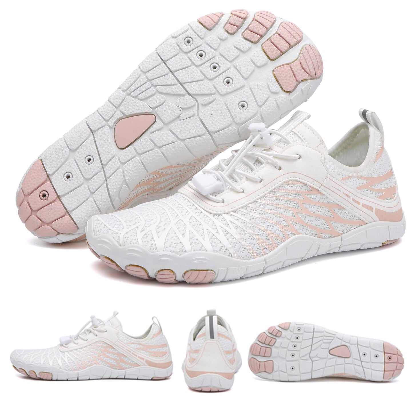 Hike Barefoot Shoes for Womens Men,Quick Dry Water Shoes,Beach Pool Aqua Swim Surf Hiking Walking Shoes,Non-Slip Athletic Footwear Wide Toe Water Shoes