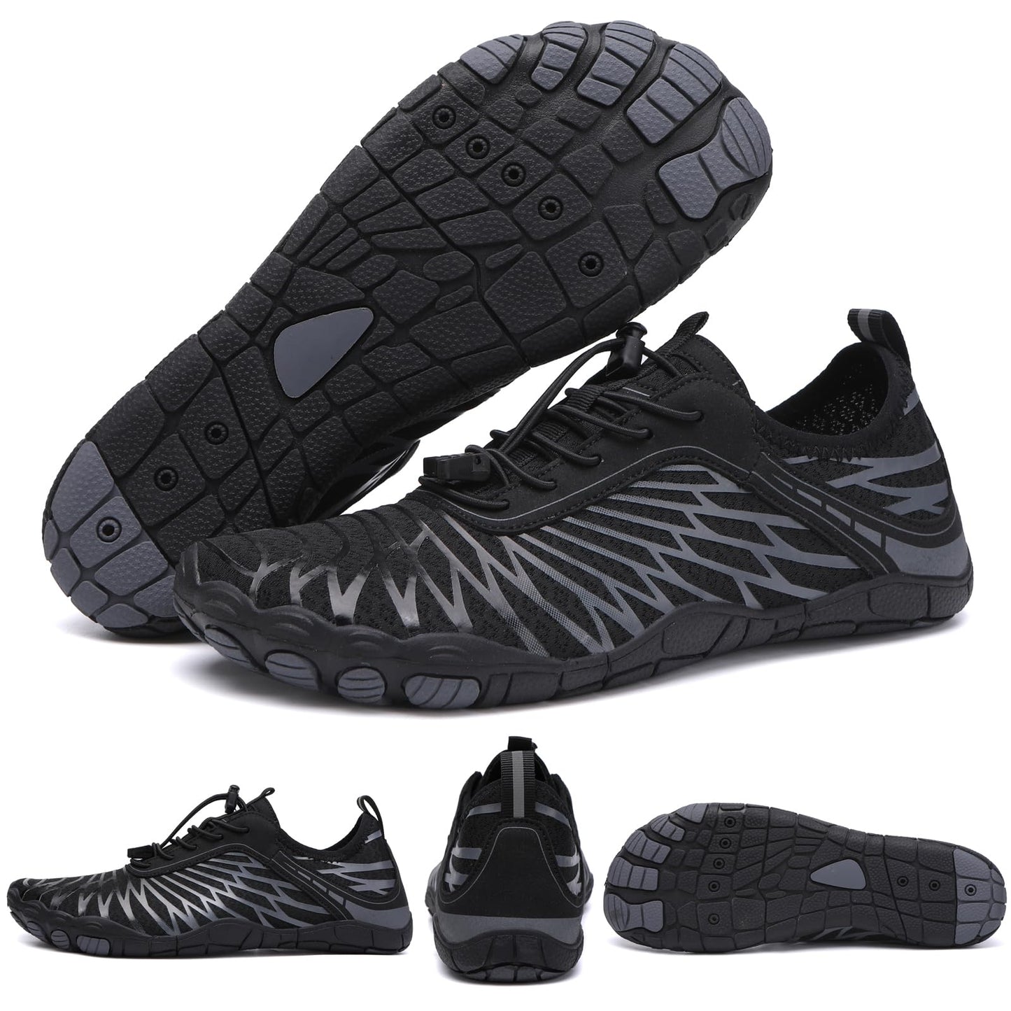 Hike Barefoot Shoes for Womens Men,Quick Dry Water Shoes,Beach Pool Aqua Swim Surf Hiking Walking Shoes,Non-Slip Athletic Footwear Wide Toe Water Shoes