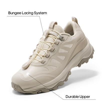 NORTIV 8 Women's Waterproof Hiking Shoes Quick Laces Outdoors Walking Trekking Camping Tennis Sneakers Canyon