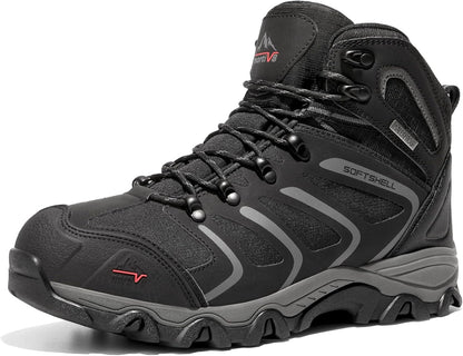 NORTIV 8 Men's Ankle High Waterproof Hiking Boots