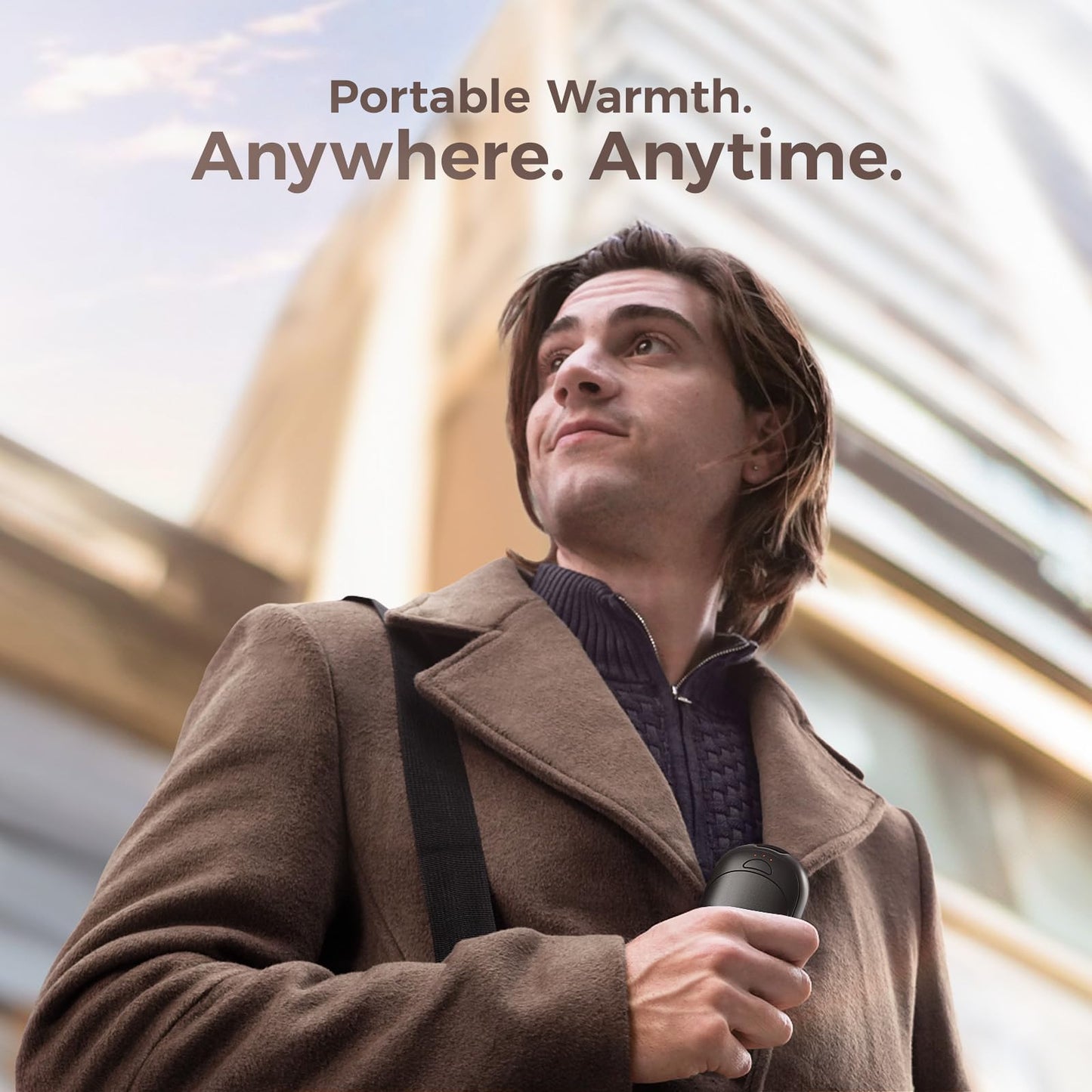 OCOOPA Magnetic Hand Warmers Rechargeable 2 Pack, AI Electric Handwarmers, Fast Heating, 3-Settings, UL Certified, Portable Heater, Gloves Fitting, Travel Essentials, Gifts Women Men, UT3 Lite