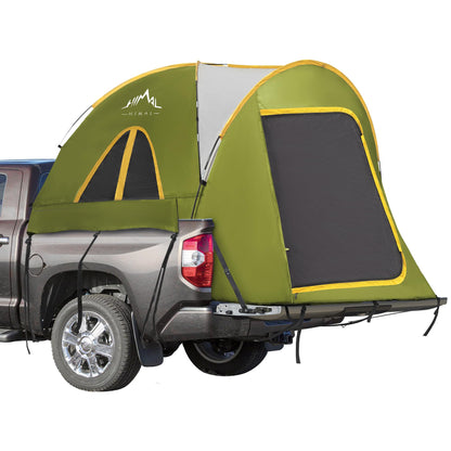 Pickup Truck Tent, Waterproof PU2000mm Double Layer for 6.5 FT Truck Bed, Portable Truck Bed Tent for Camping, Blue