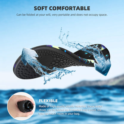 Water Shoes for Women Men Quick-Dry Aqua Socks Swim Beach Barefoot Yoga Exercise Wear Sport Accessories Pool Camping Must Haves Adult Youth Size
