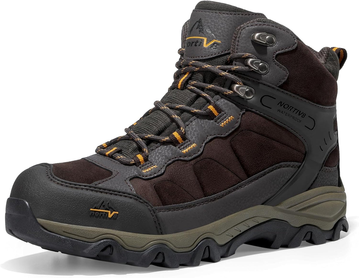 NORTIV 8 Men's Waterproof Lightweight Hiking Boots
