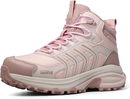 NORTIV 8 Waterproof Women's Hiking Boots Armadillo FieldLite