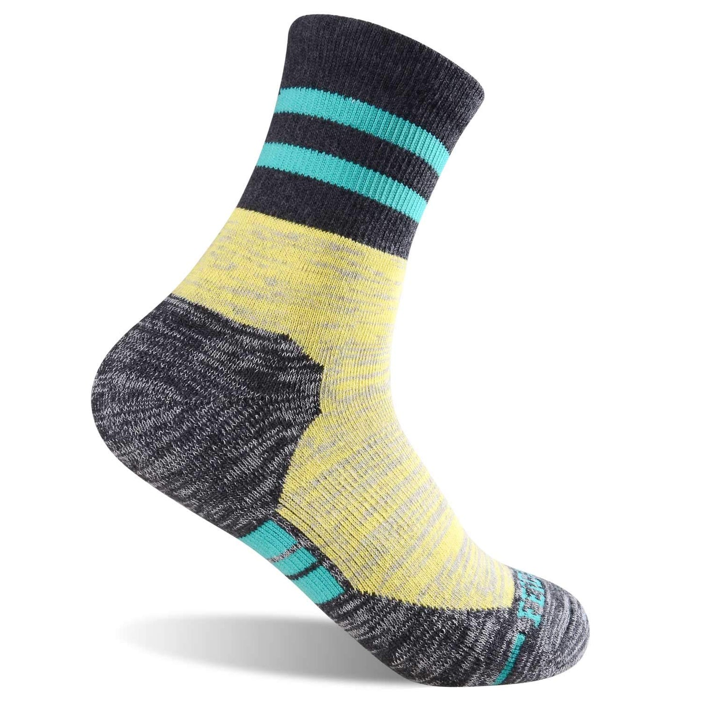 FEIDEER Women's Hiking Walking Socks, Multi-pack Outdoor Recreation Socks Wicking Cushion Crew Socks