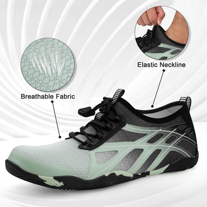 ATHMILE Water Shoes for Men Women River Shoes Adult Swim Beach Lake Pool Aqua Socks Barefoot Quick Dry for Hiking Surfing Kayaking Size