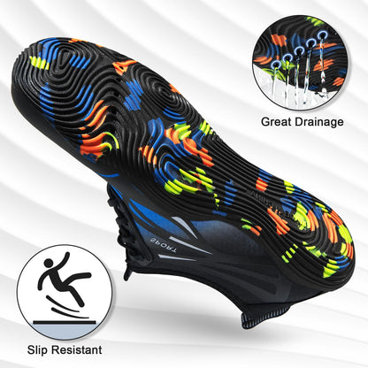 ATHMILE Water Shoes for Men Women River Shoes Adult Swim Beach Lake Pool Aqua Socks Barefoot Quick Dry for Hiking Surfing Kayaking Size