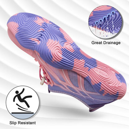 ATHMILE Water Shoes for Men Women River Shoes Adult Swim Beach Lake Pool Aqua Socks Barefoot Quick Dry for Hiking Surfing Kayaking Size