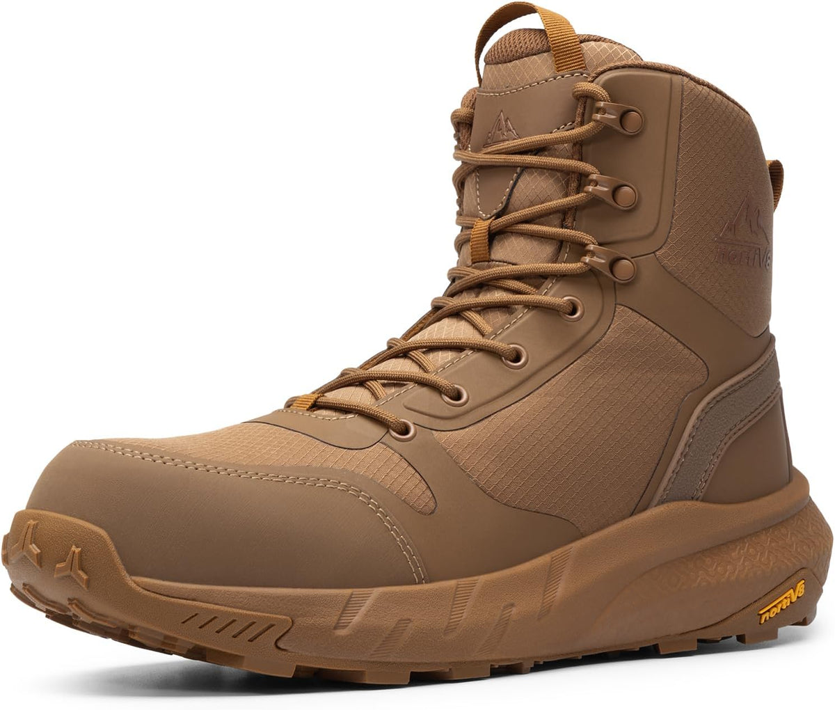 NORTIV 8 Men's Composite Toe Work Boots Lightweight | ASTM F2412-24 & ASTM F2913-24 Safety Boots with Side Zipper for Construction & Warehouse, Metrostrike-Nano