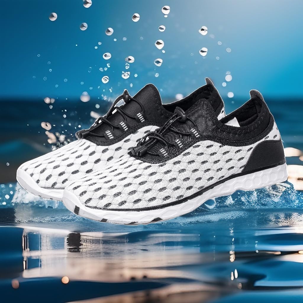 DOUSSPRT Men's Water Shoes Quick Drying Sports Aqua Shoes