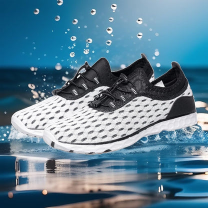 DOUSSPRT Men's Water Shoes Quick Drying Sports Aqua Shoes