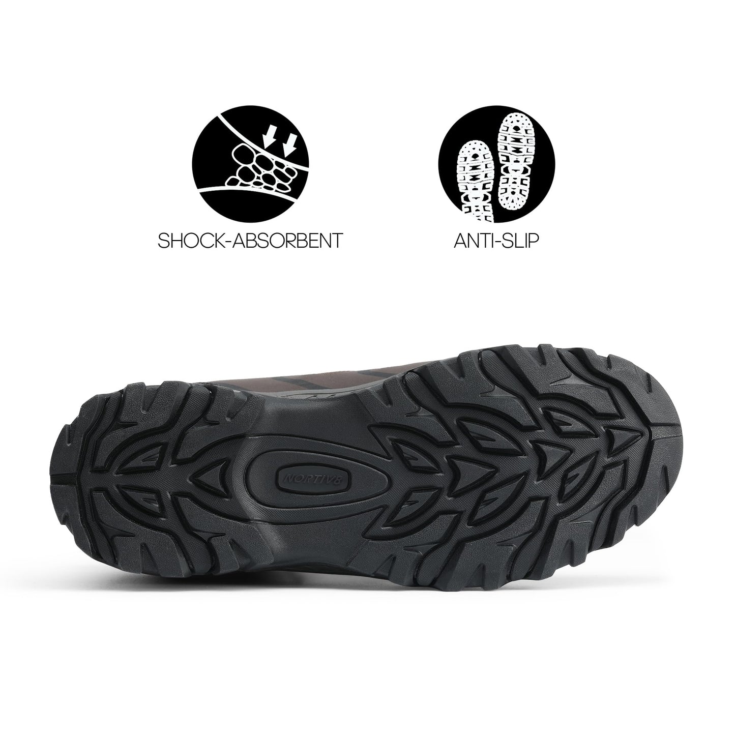 NORTIV 8 Men's Low Top Waterproof Hiking Shoes Trekking Trails Outdoor Work Shoes