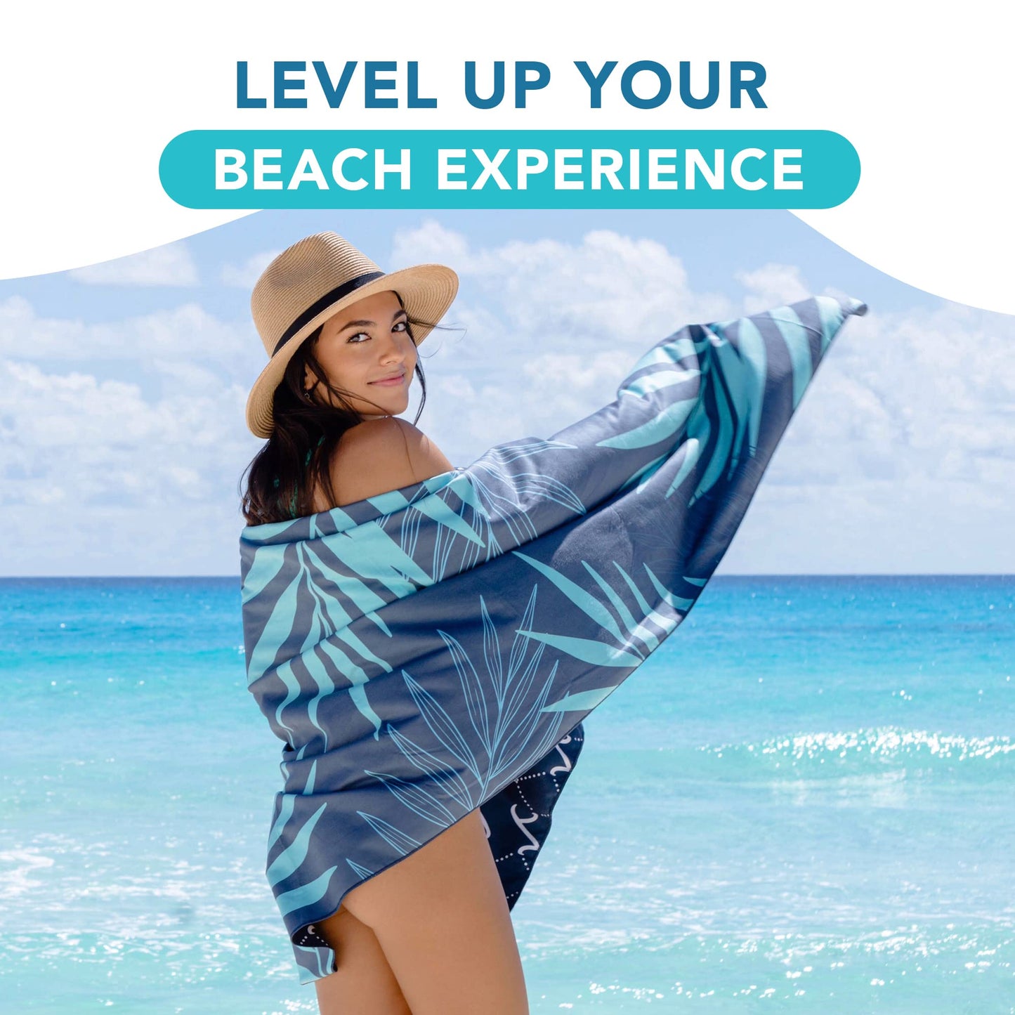 Youphoria Microfiber Travel Towel Fast Drying Lightweight - Quick Dry Towel for Camping, Beach, Backpacking, Hiking & Sport