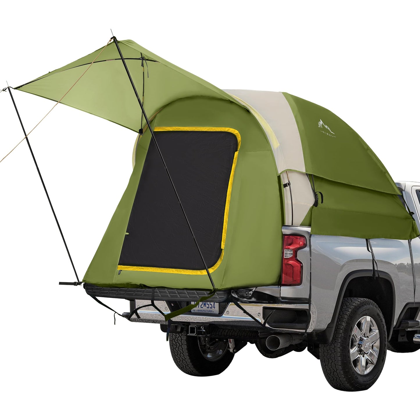 Pickup Truck Tent, Waterproof PU2000mm Double Layer for 6.5 FT Truck Bed, Portable Truck Bed Tent for Camping, Blue