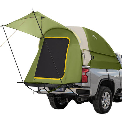Pickup Truck Tent, Waterproof PU2000mm Double Layer for 6.5 FT Truck Bed, Portable Truck Bed Tent for Camping, Blue
