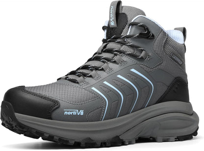 NORTIV 8 Waterproof Women's Hiking Boots Armadillo FieldLite