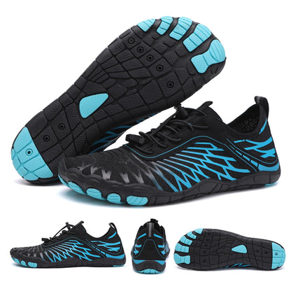 Hike Barefoot Shoes for Womens Men,Quick Dry Water Shoes,Beach Pool Aqua Swim Surf Hiking Walking Shoes,Non-Slip Athletic Footwear Wide Toe Water Shoes