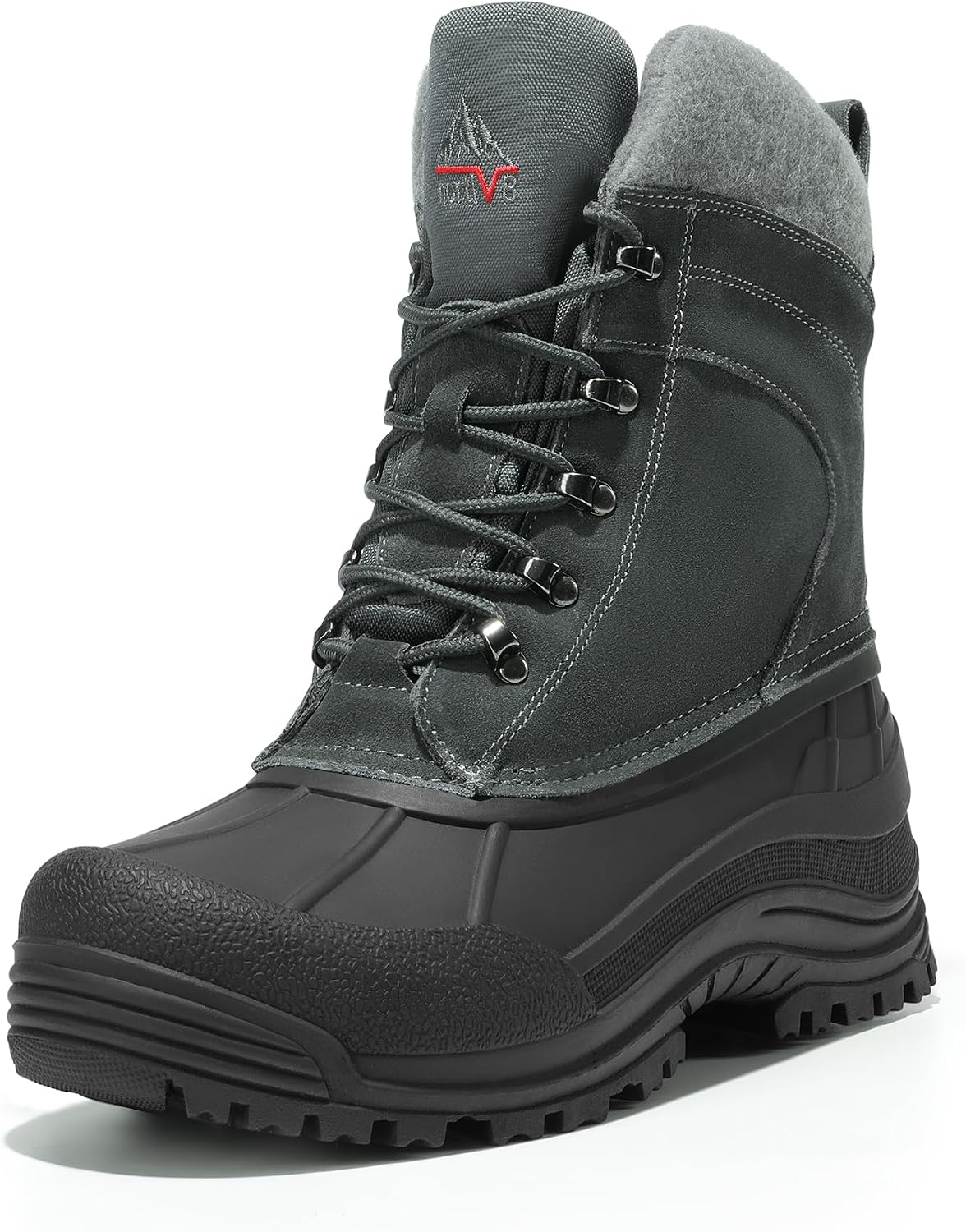 NORTIV 8 Men's Insulated Waterproof Winter Snow Boots TERREY