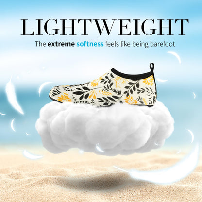 Homitem Water Shoes for Women Men Aqua Socks Swim Beach Pool River Slip-On Barefoot Quick-Dry Vacation Cruise Essentials Accessories for Yoga Kayak Sports