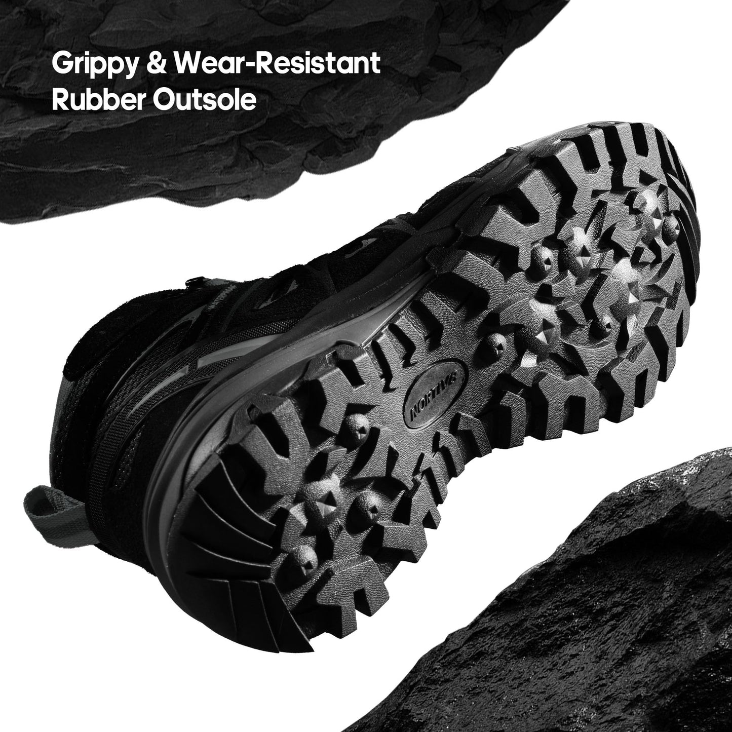 NORTIV 8 Women's Waterproof Hiking Boots Outdoor Trekking Camping Trail Hiking Boots