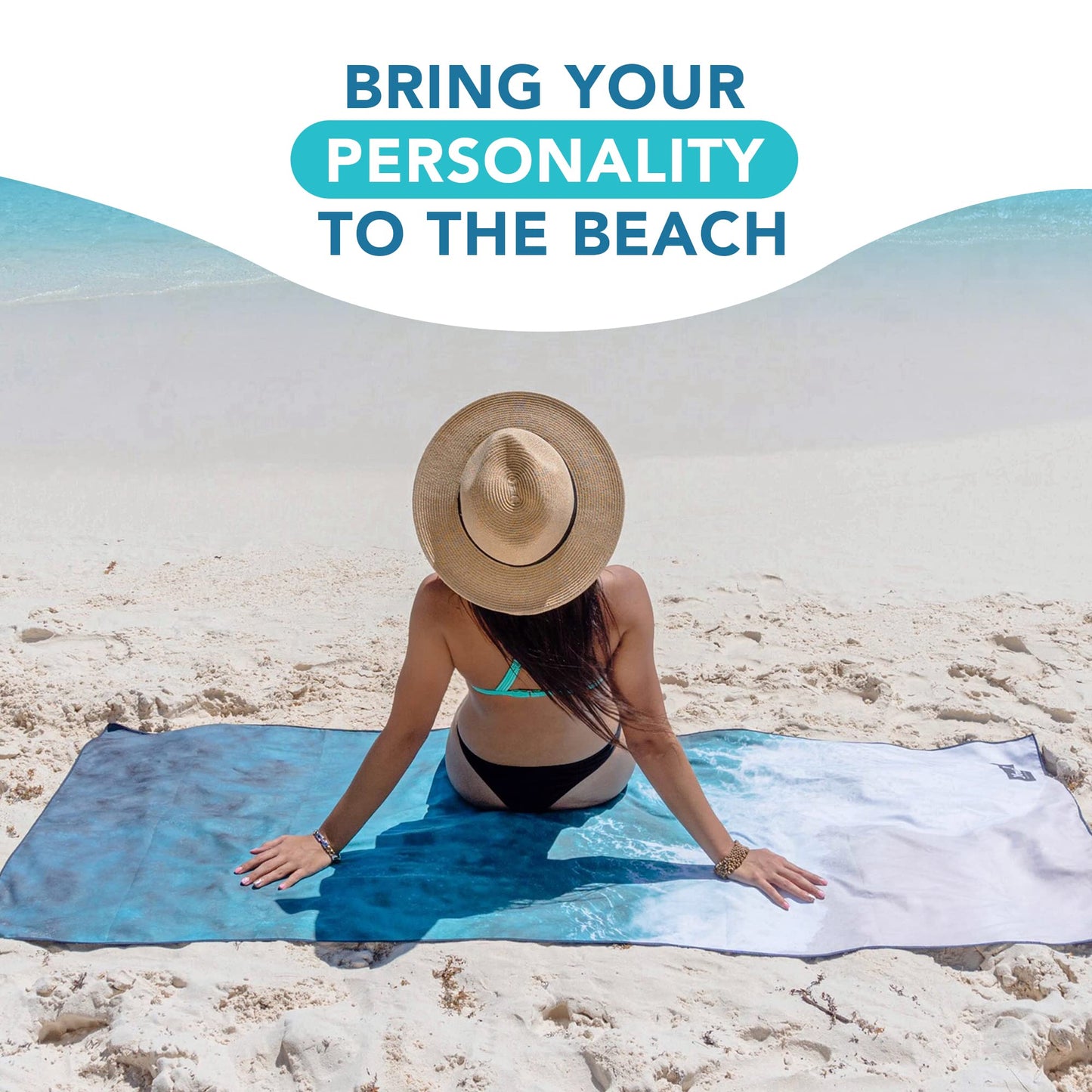 Youphoria Microfiber Travel Towel Fast Drying Lightweight - Quick Dry Towel for Camping, Beach, Backpacking, Hiking & Sport