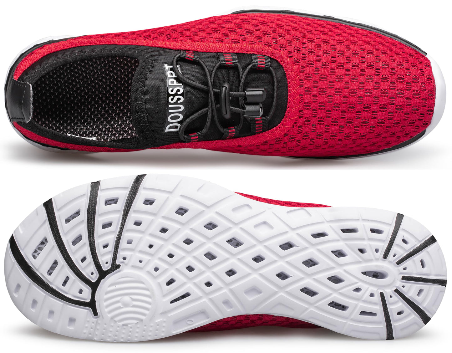 DOUSSPRT Men's Water Shoes Quick Drying Sports Aqua Shoes