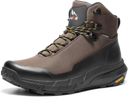 NORTIV 8 Men's Lightweight Breathable Hiking Boots | Waterproof Hiking Boots for Backpacking, Camping, Trekking and Mountaineering HydroTrek