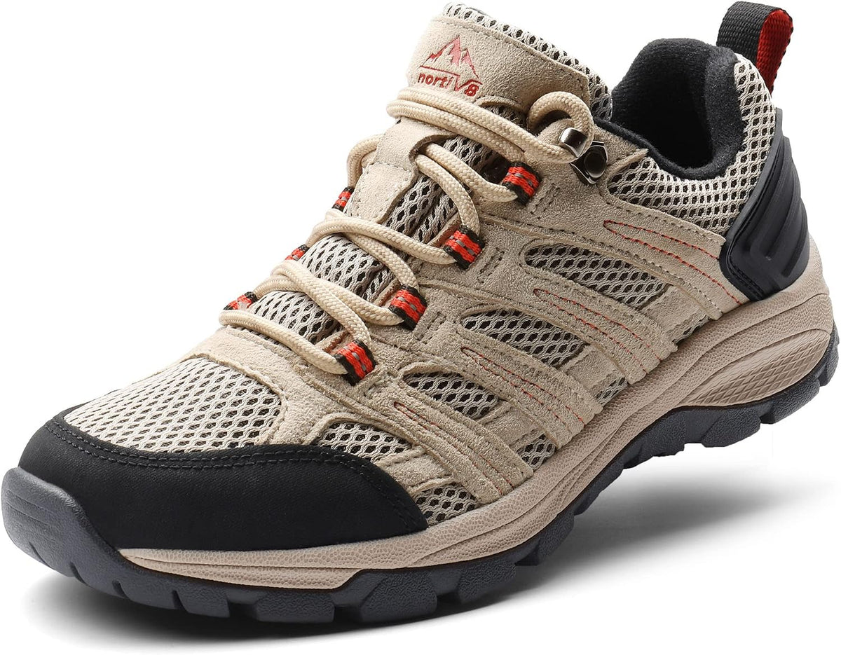 NORTIV 8 Women's Lightweight Hiking Shoes | Breathable Walking Sneakers Slip-Resistant For Outdoor Work Travel Daily Wear Wander