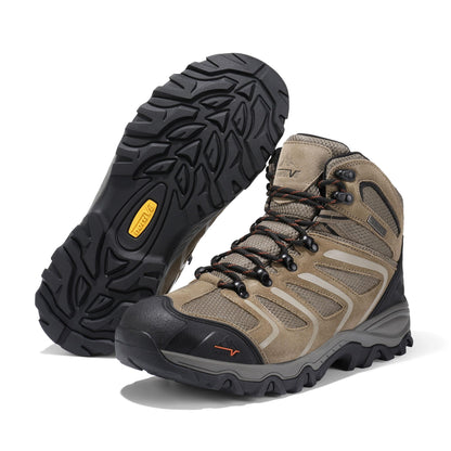 NORTIV 8 Men's Ankle High Waterproof Hiking Boots Outdoor Lightweight Shoes Trekking Trails Armadillo
