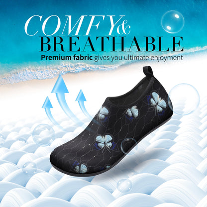 Homitem Water Shoes for Women Men Aqua Socks Swim Beach Pool River Slip-On Barefoot Quick-Dry Vacation Cruise Essentials Accessories for Yoga Kayak Sports