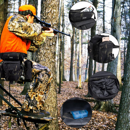 Jueachy Drop Leg Bag for Men Tactical Metal Detecting Thigh Pack with Water Bottle Pouch