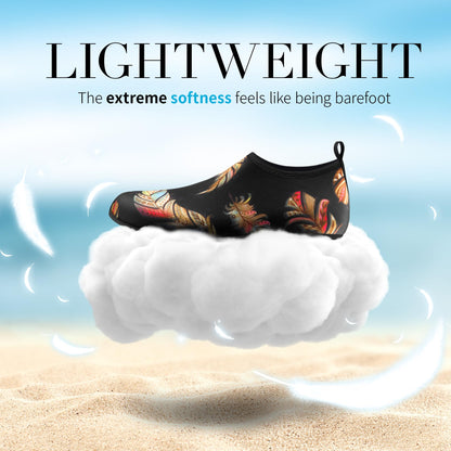 Homitem Water Shoes for Women Men Aqua Socks Swim Beach Pool River Slip-On Barefoot Quick-Dry Vacation Cruise Essentials Accessories for Yoga Kayak Sports